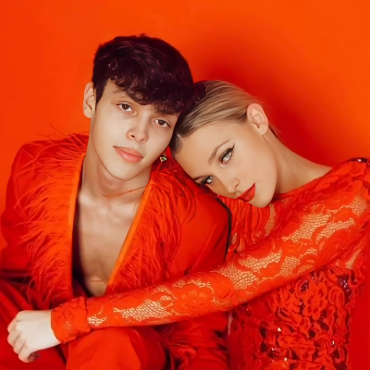 She started dating TikTok star Christopher Romero in 2019 and their relationship was her first public romance. 